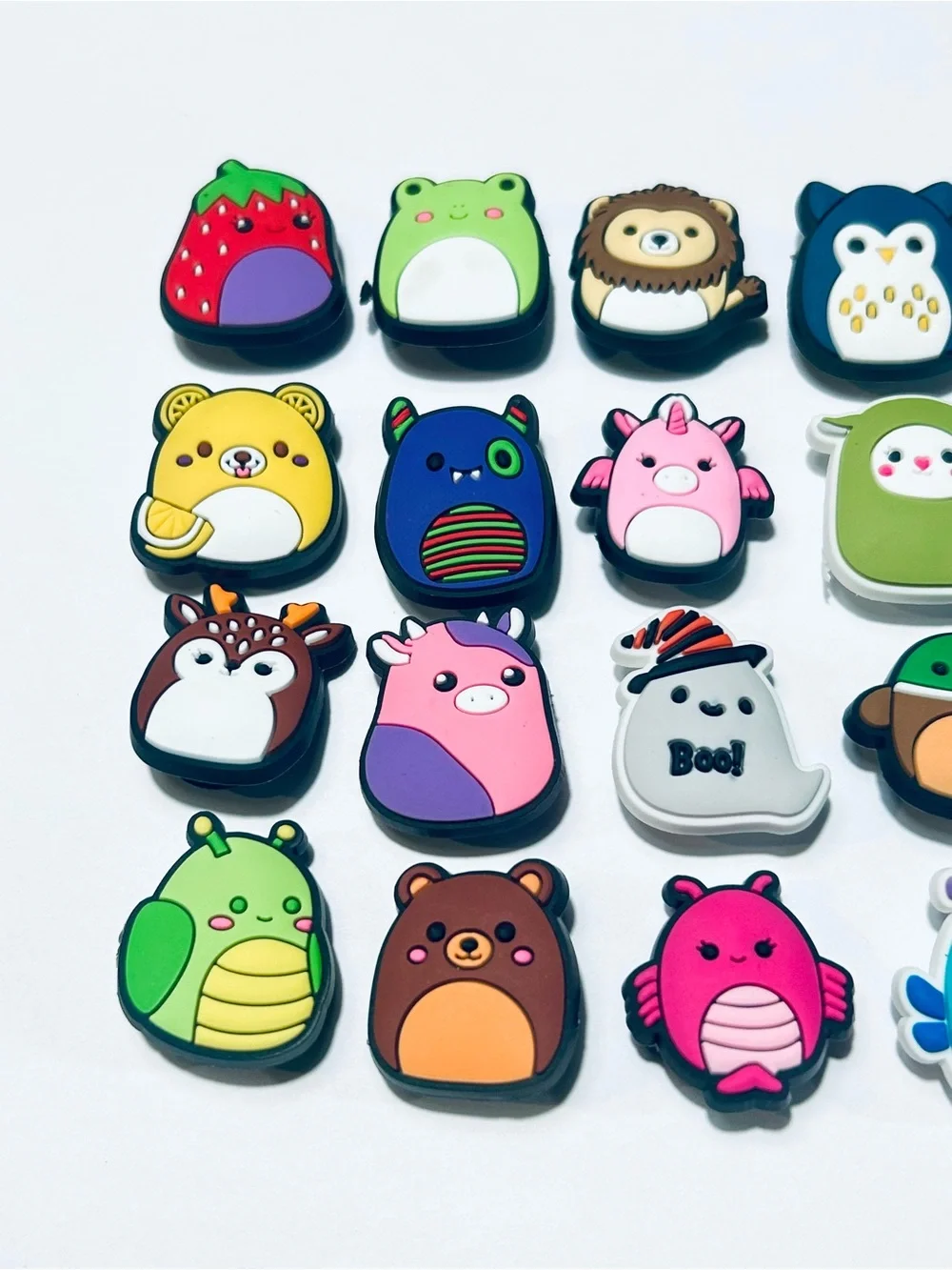 Large Lot of Squishmellow Shoe Charms Jibbitz for Crocs, Kids Accessories